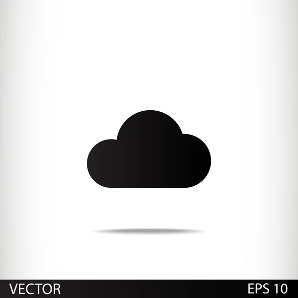 Icono de nube — Vector de stock