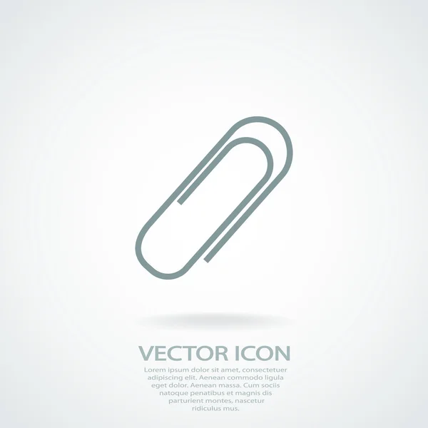 Icône trombone — Image vectorielle