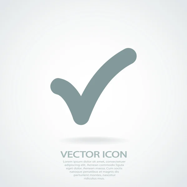 Potvrdit ikony — Stockový vektor