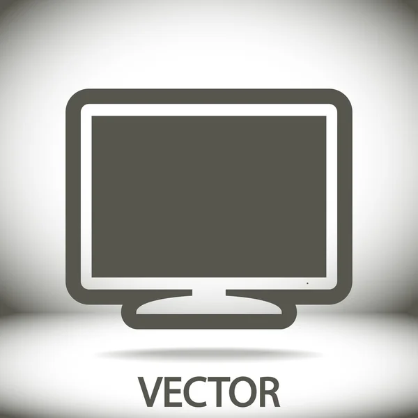 Monitor icon design — Stock Vector