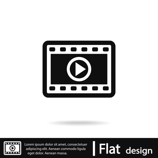 Video pictogram ontwerp — Stockvector