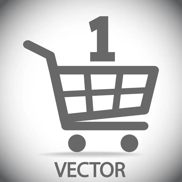 Icono del carrito de compras — Vector de stock