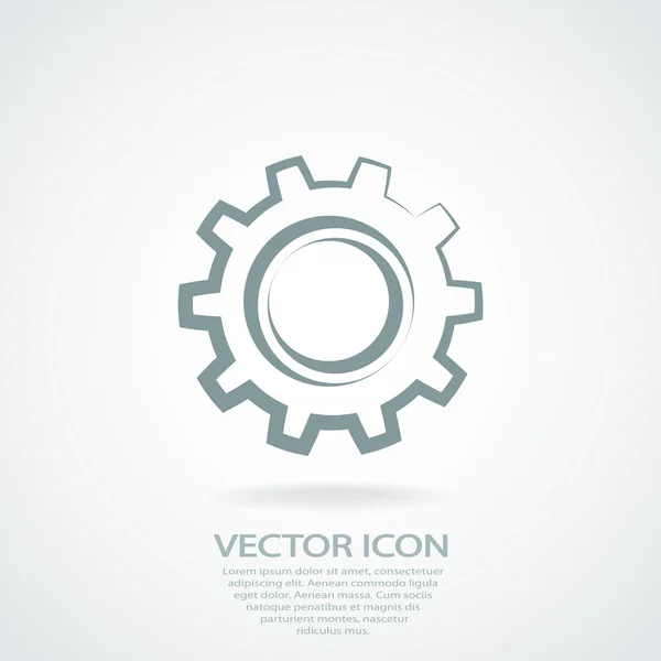 Versnellingen Ikoon — Stockvector