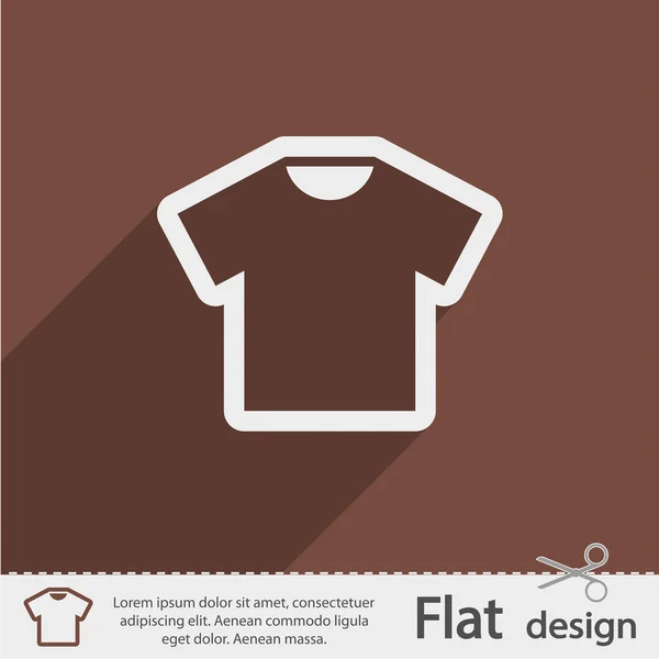 Icône T-shirt icône — Image vectorielle