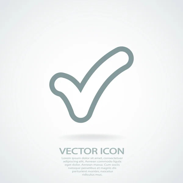 Confirmar iconos — Vector de stock