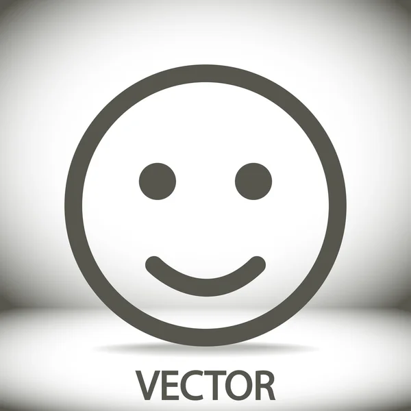 Sonrisa icono de diseño — Vector de stock