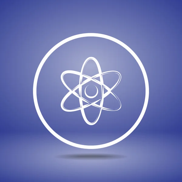 Ikona atomu — Wektor stockowy