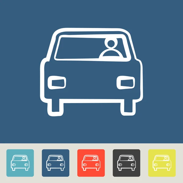 Auto pictogram ontwerp — Stockvector