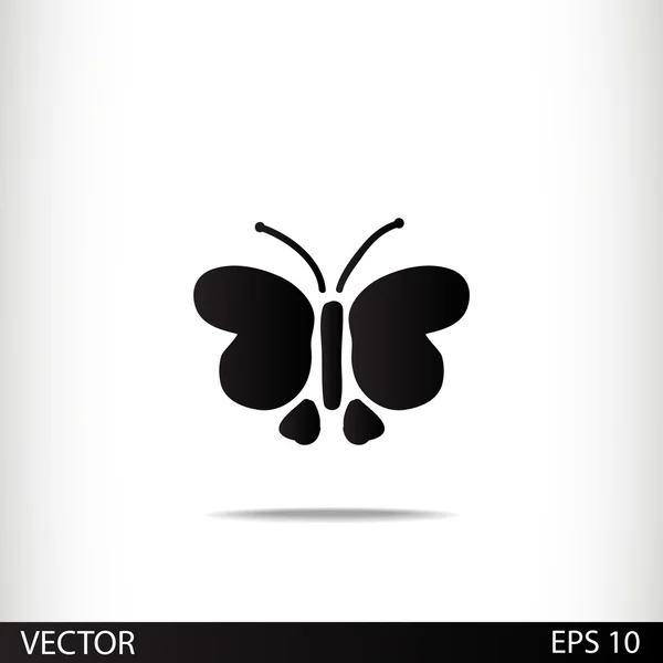 Ícono de la mariposa — Vector de stock