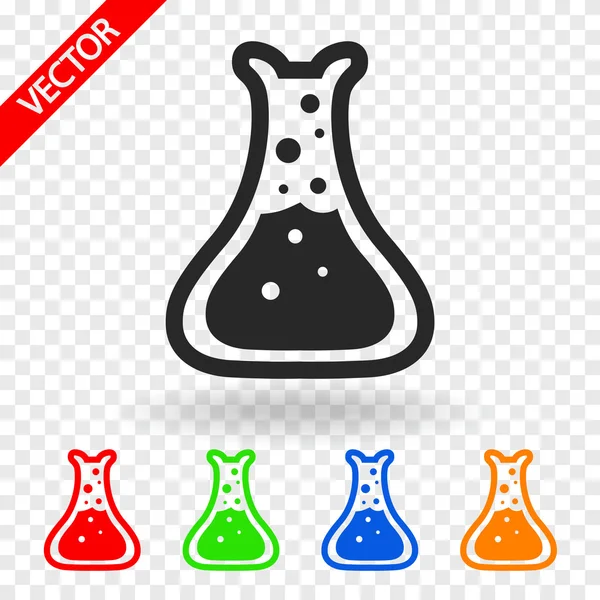 Laboratory glass icon — Stock Vector