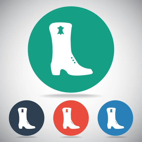 Dámské boty ikona — Stockový vektor