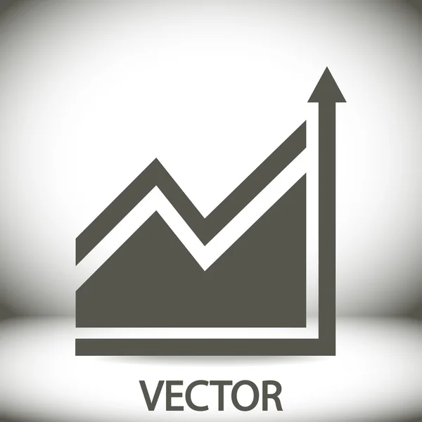 Plansza, ikonę wykresu — Wektor stockowy