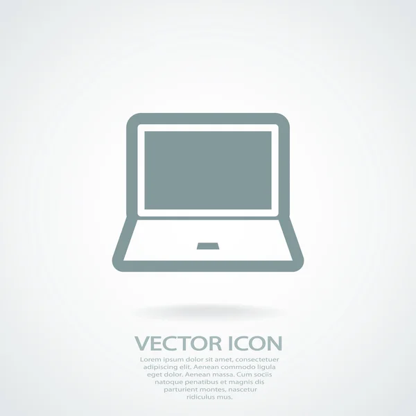 Laptop icon — Stock Vector