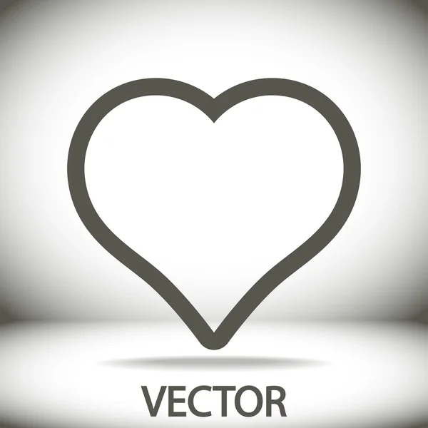 Hart pictogram — Stockvector