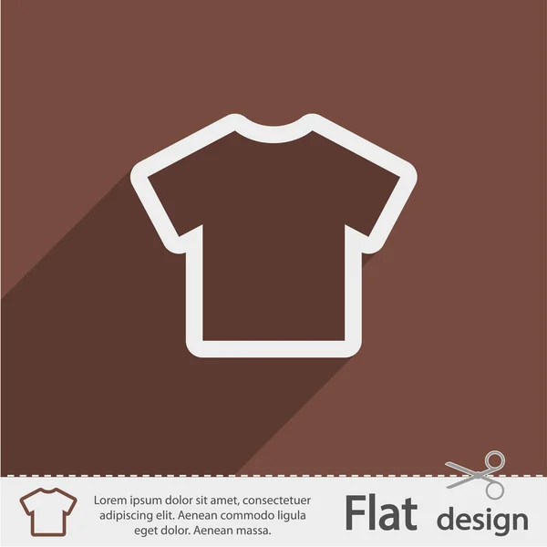 Camiseta icono icono — Vector de stock