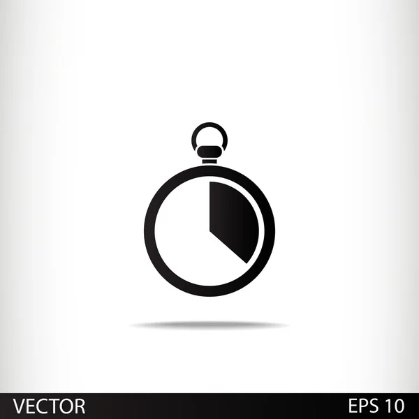 Diseño de icono de cronómetro — Vector de stock