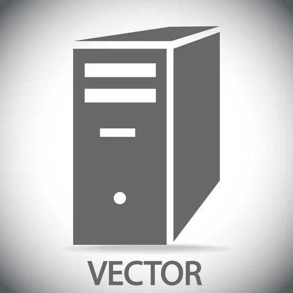 Ícone do servidor de computador — Vetor de Stock