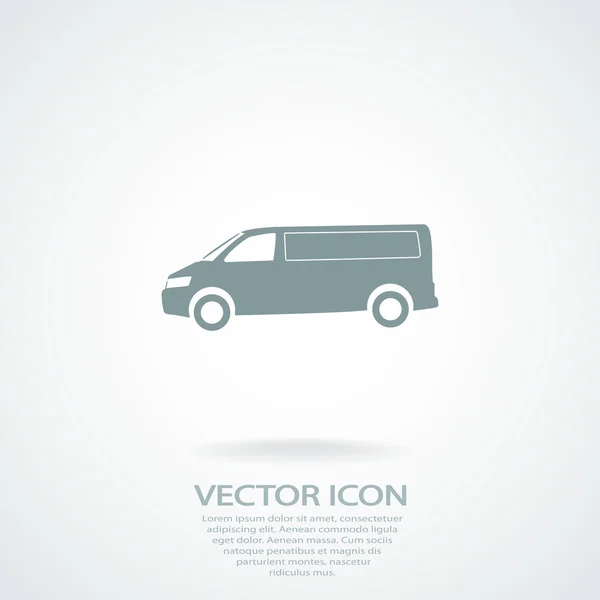 Ikona nákladního auta — Stockový vektor