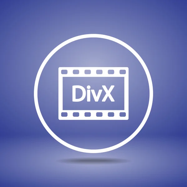 Divx 视频图标 — 图库矢量图片