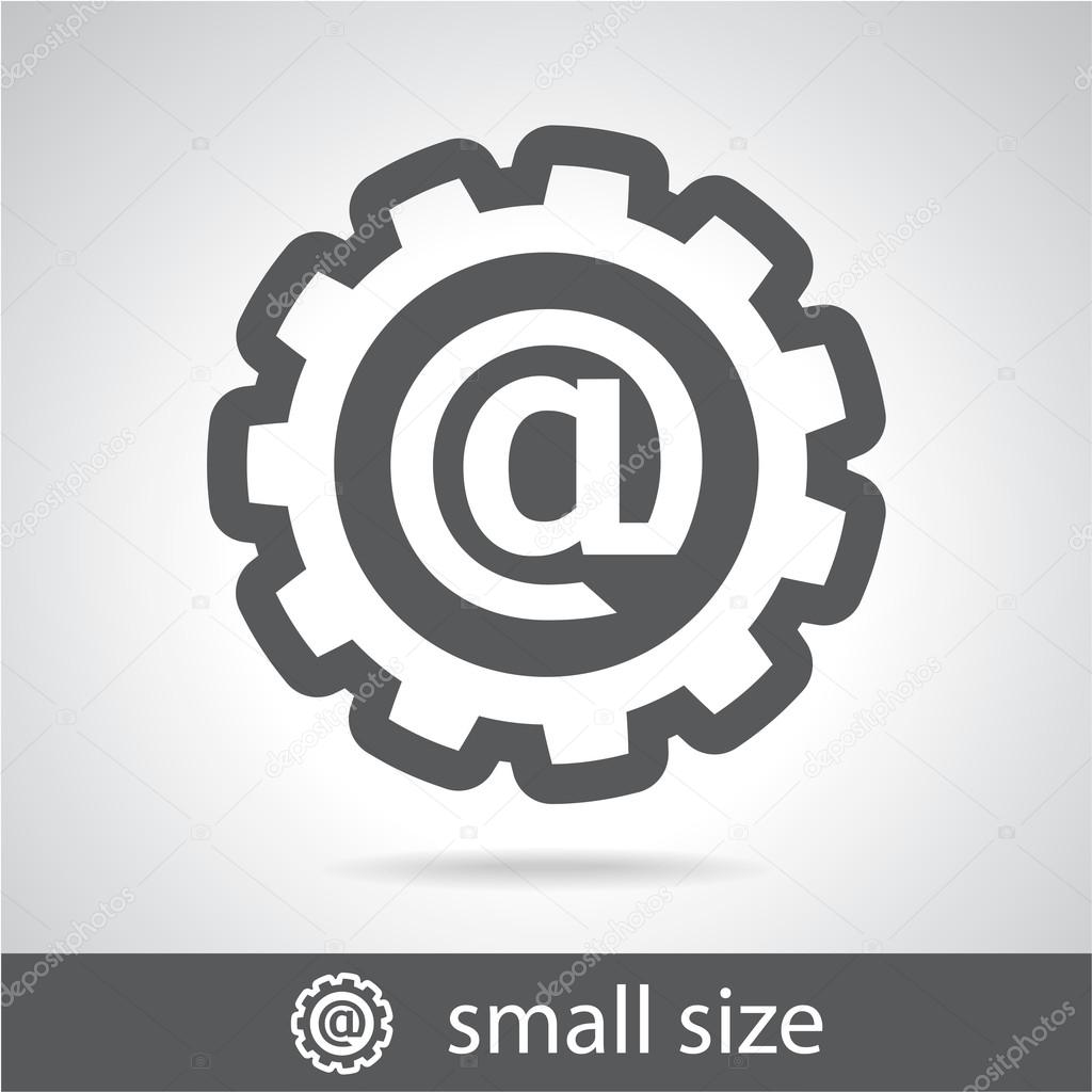 Setting parameters, e-mail internet icon