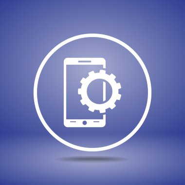 Mobil akıllı telefon simgesi