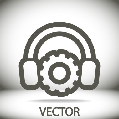 Kulaklık simge tasarlamak