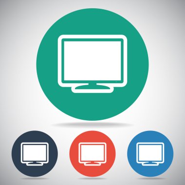 Monitör simgesi tasarım