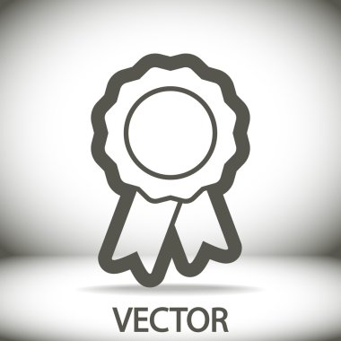 Kurdele simgeli rozet