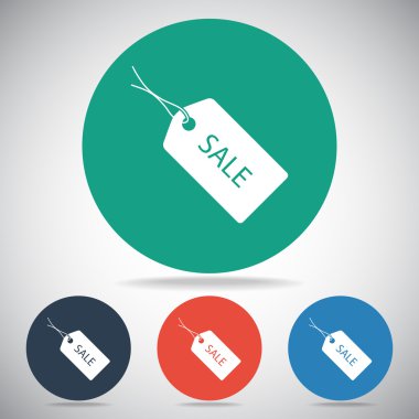 Etiketi simgesi tasarım