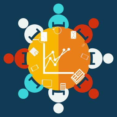 Infographic, grafik simgesi