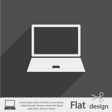 Dizüstü bilgisayar simgesi tasarım