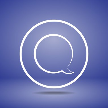 konuşma balonu simgesi