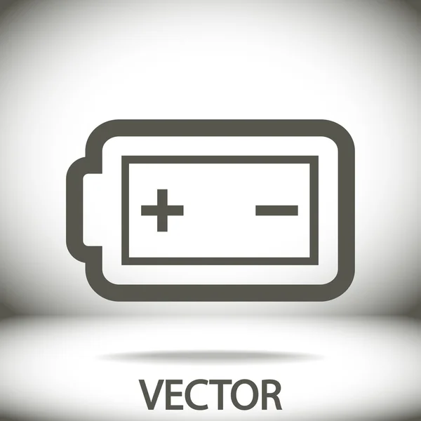 Icône de charge de batterie — Image vectorielle