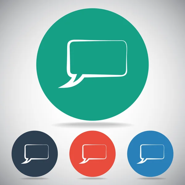 Speech bubble icon — Stock Vector