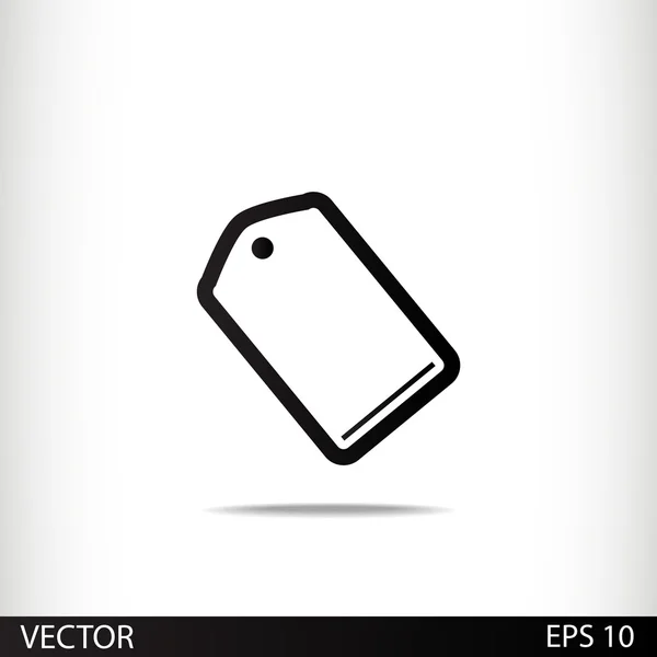 Etiqueta icono de diseño — Vector de stock