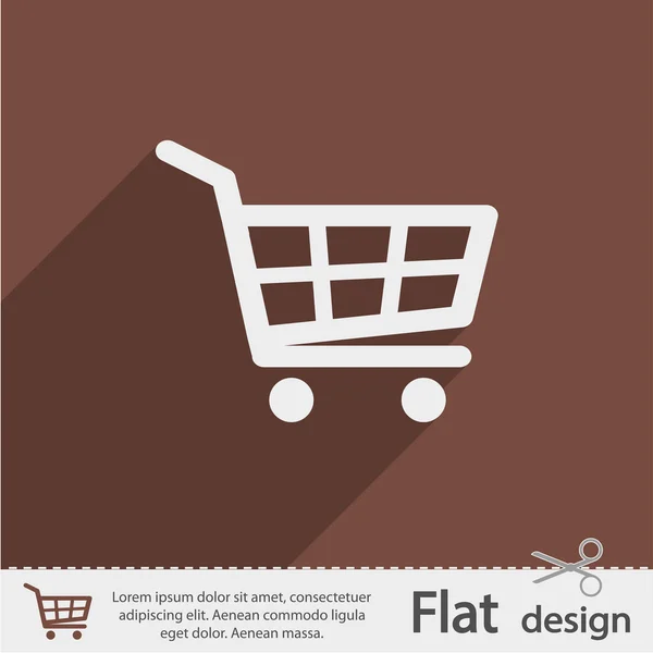 Shopping cart icon — Stock Vector