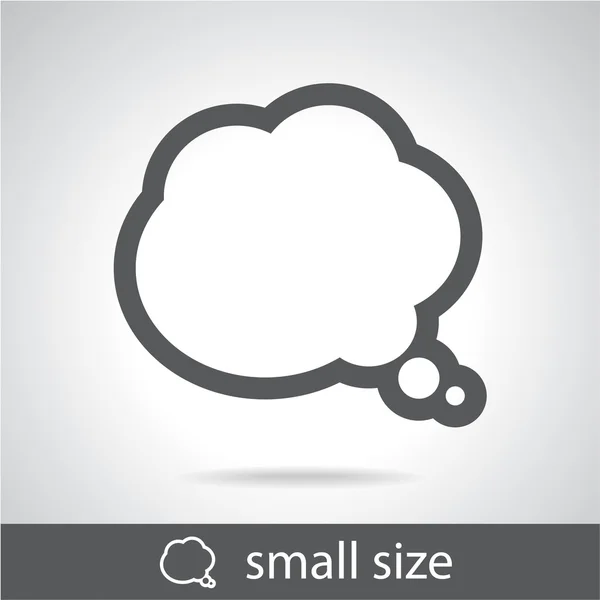 Speech bubble icon — Stock Vector