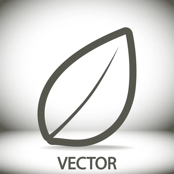 Listy ikona — Stockový vektor