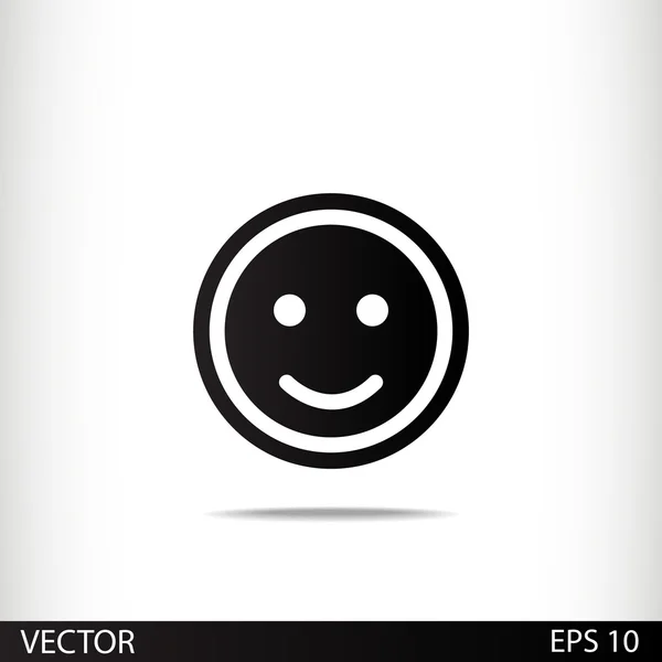 Sonrisa icono de diseño — Vector de stock