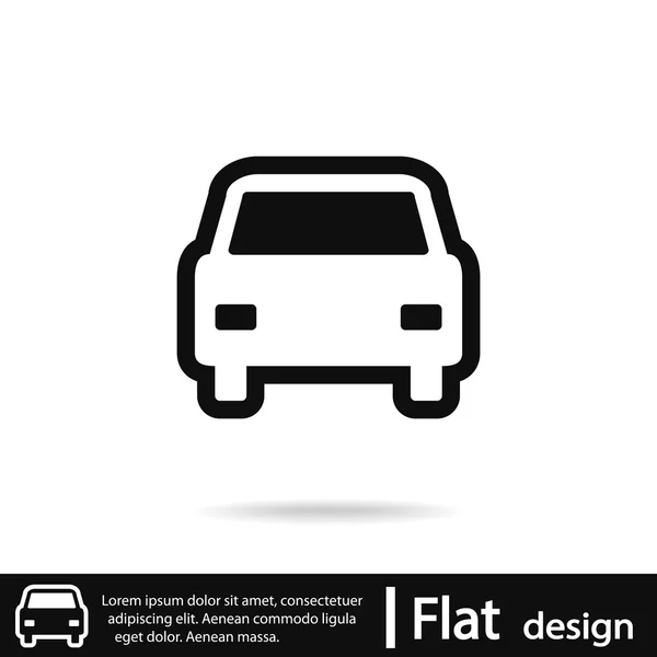 Diseño de icono de coche — Vector de stock