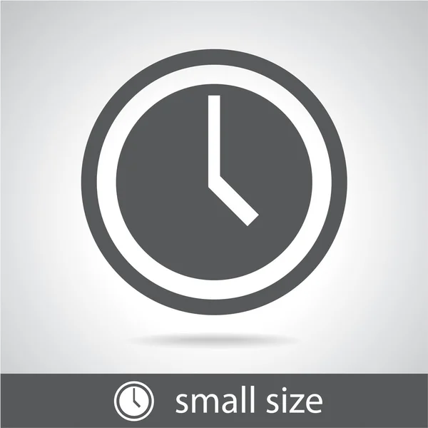 Icono del reloj — Vector de stock