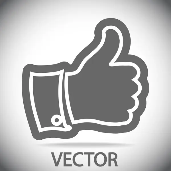 Thumb up icon — Stock Vector