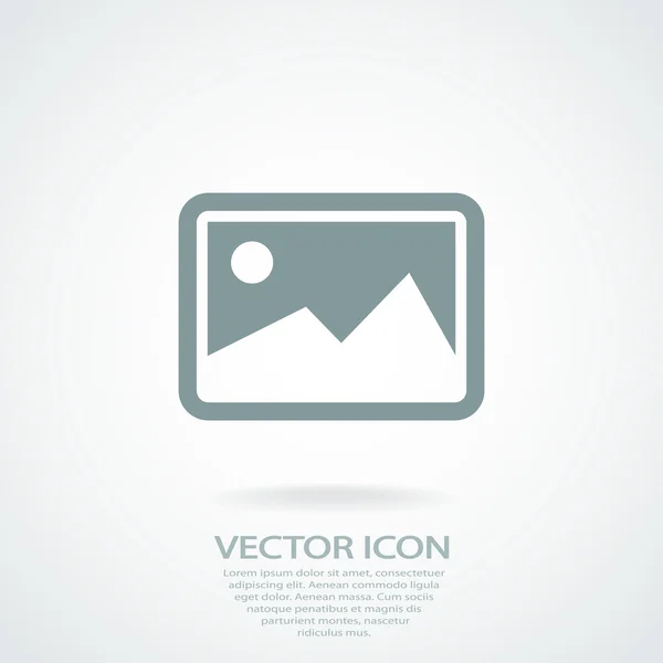 Photograph icon — Stock Vector