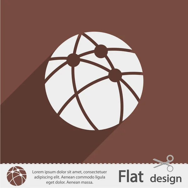 Wereldwijde technologie of sociale netwerkpictogram — Stockvector