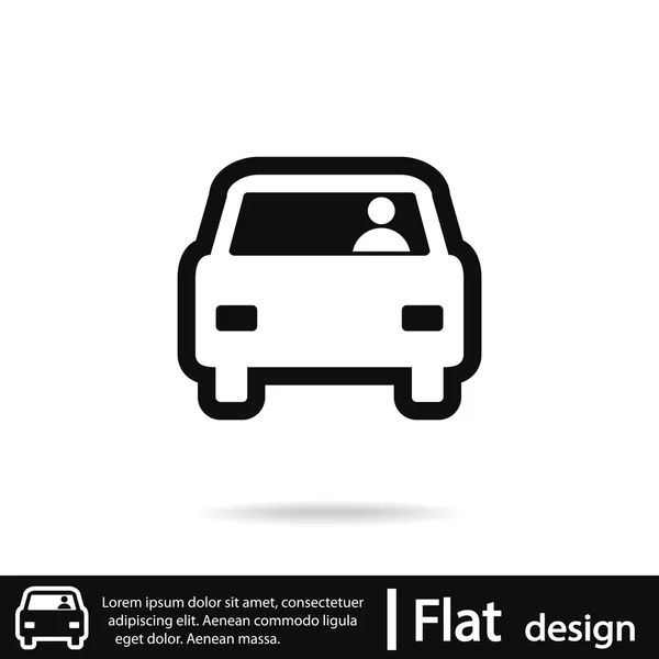 Diseño de icono de coche — Vector de stock