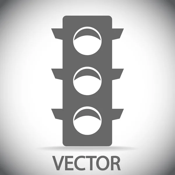 Verkeerslichten Pictogram — Stockvector