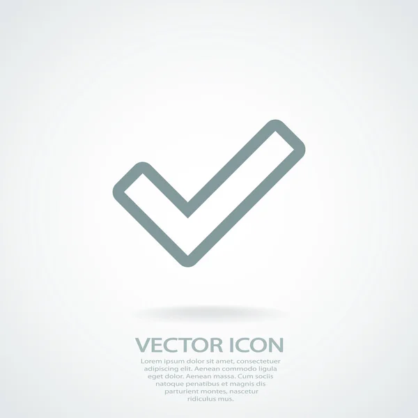 Confirm icons — Stock Vector