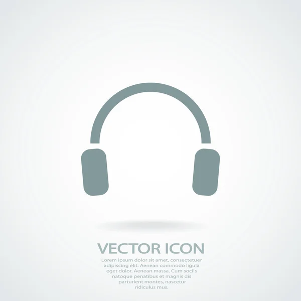 Icono de auriculares — Archivo Imágenes Vectoriales