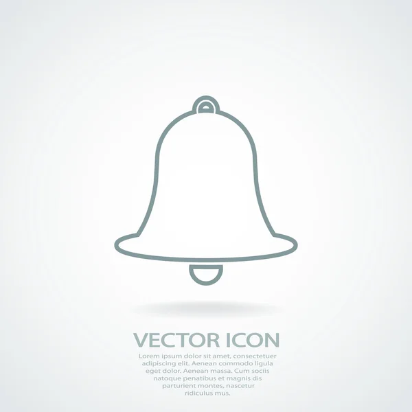 Bell icon — Stock Vector