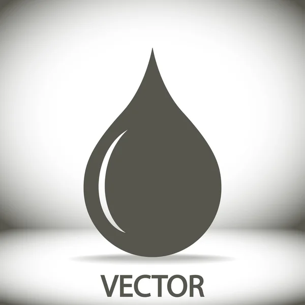 Drop pictogram ontwerp — Stockvector